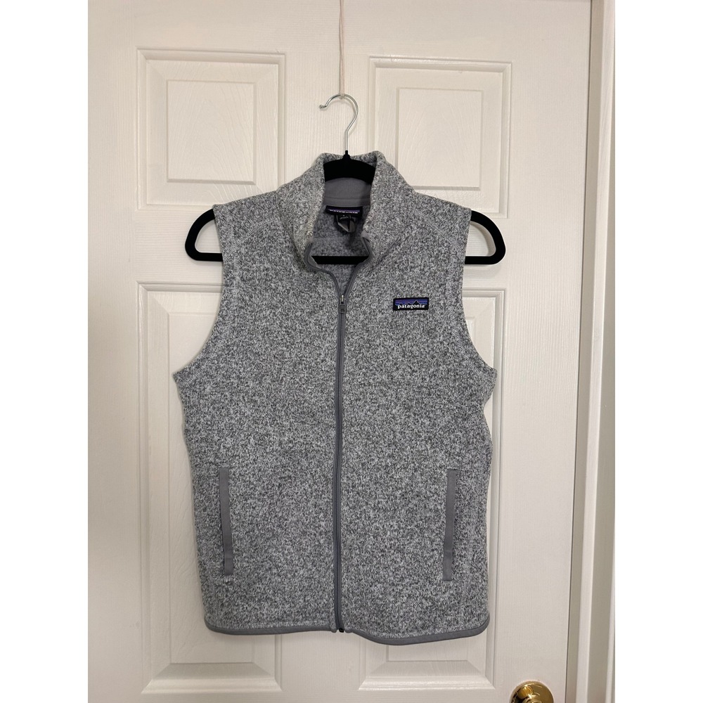 Unavailable - Patagonia Better Sweater Vest Womens Small Grey Heather Zip Fleece - Picture 1 of 4